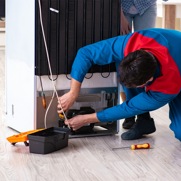 how much do you charge for refrigerator repair services in Gregory